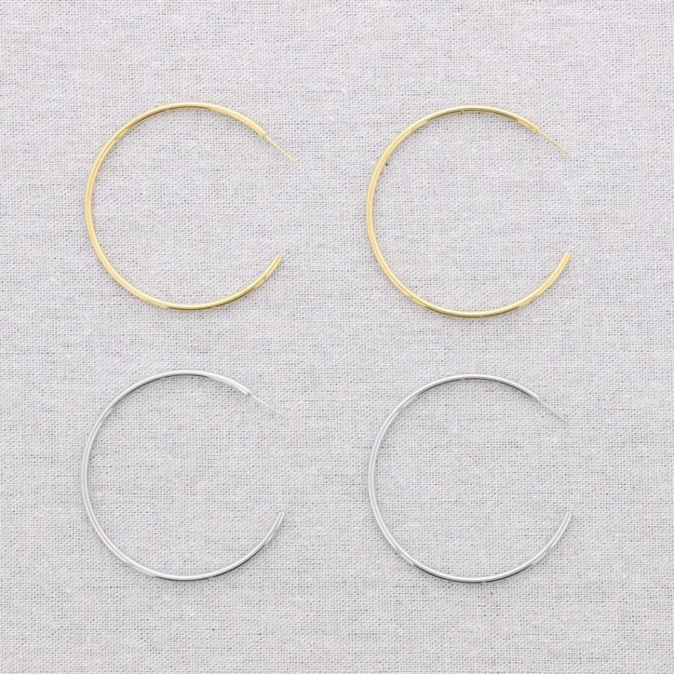 PENDIENTES ACERO ARO 5CM*2MM
