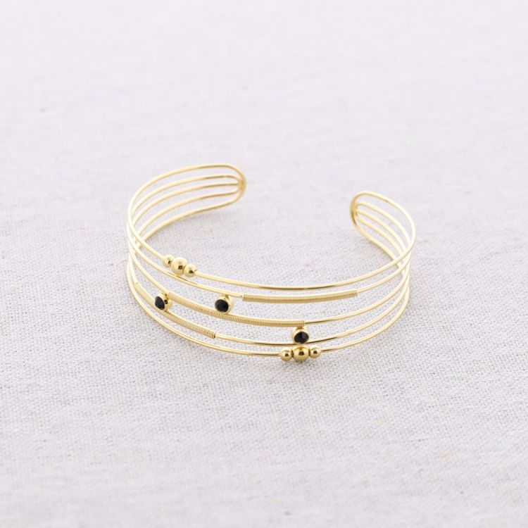 PULSERA ACERO VARIAS TIRAS CUENTAS