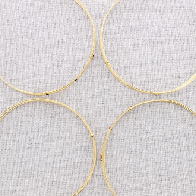 STEEL CHOKER WITH CRYSTAL STRIPS