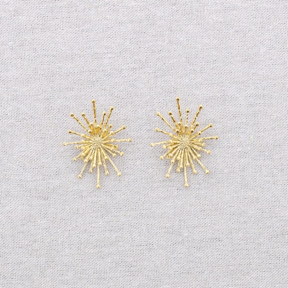 PENDIENTES ACERO ESTRELLADO