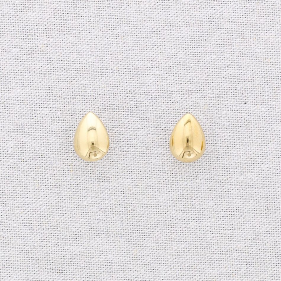PENDIENTES ACERO GOTA