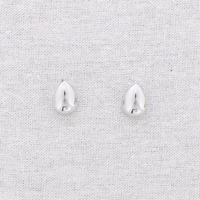 PENDIENTES ACERO GOTA