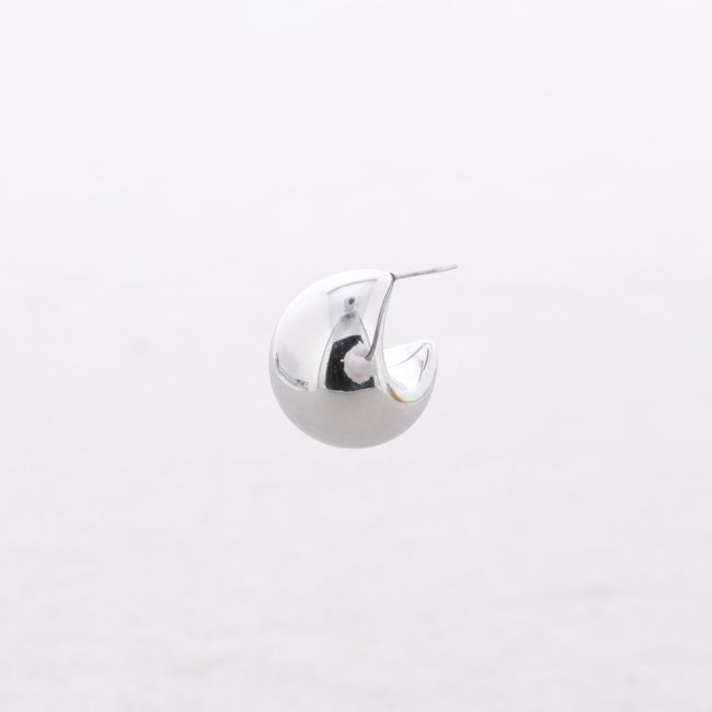 STEEL HOOP EARRINGS