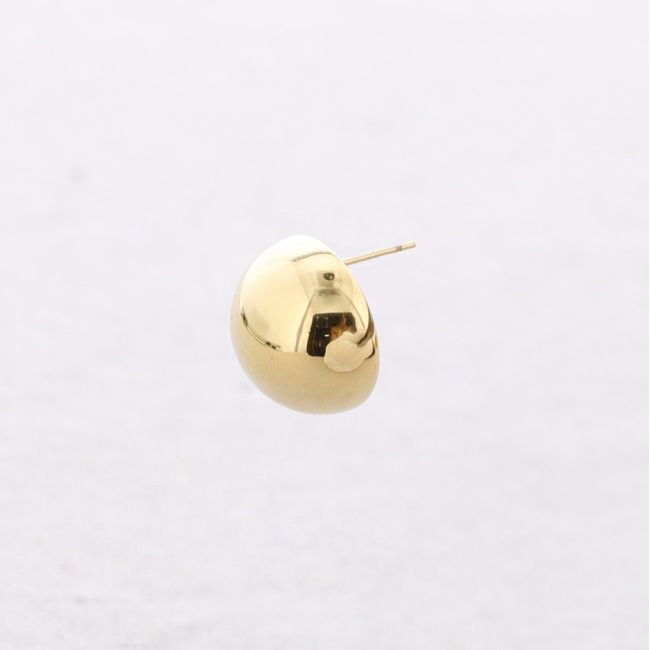 PENDIENTES ACERO MEDIA BOLA