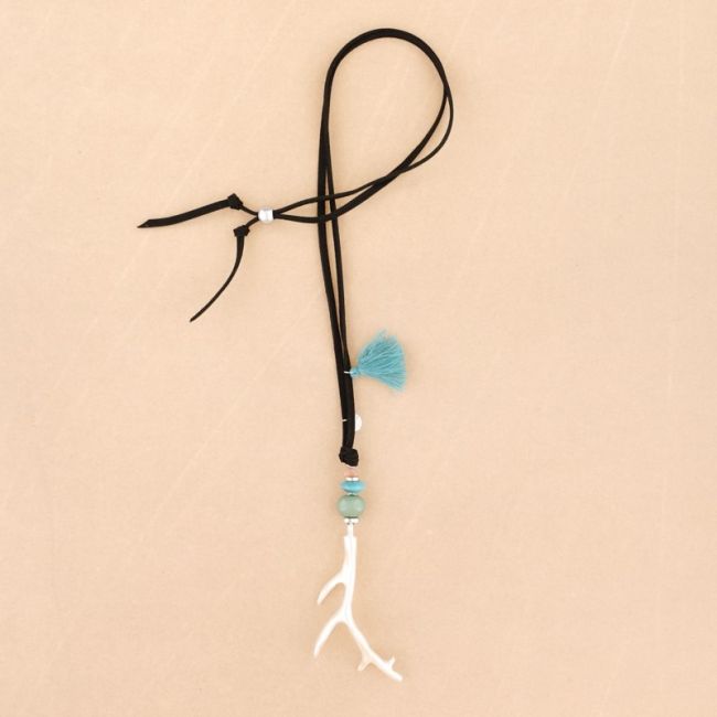 COLLAR LARGO COLGANTE METAL