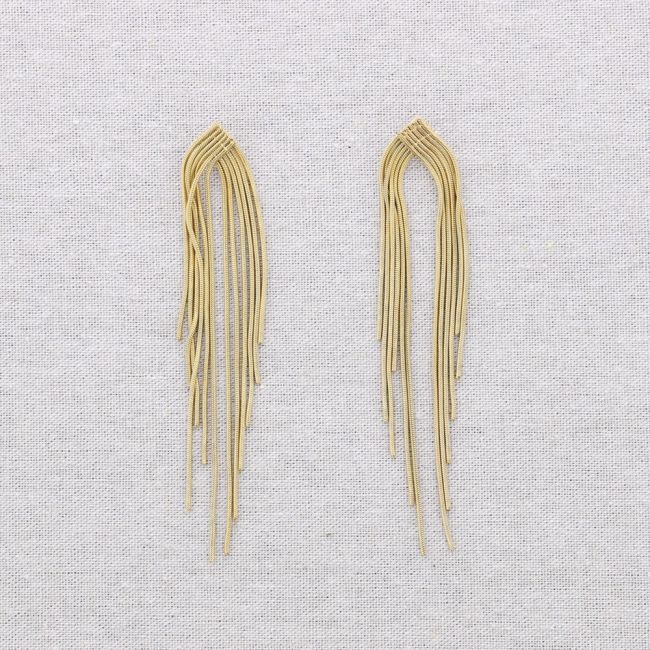 STEEL CASCADE EARRINGS