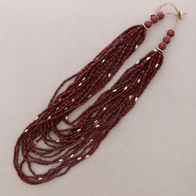 COLLAR CUENTAS RESINA