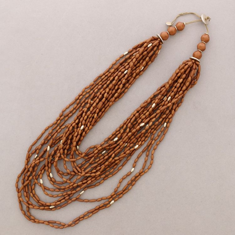 COLLAR CUENTAS RESINA