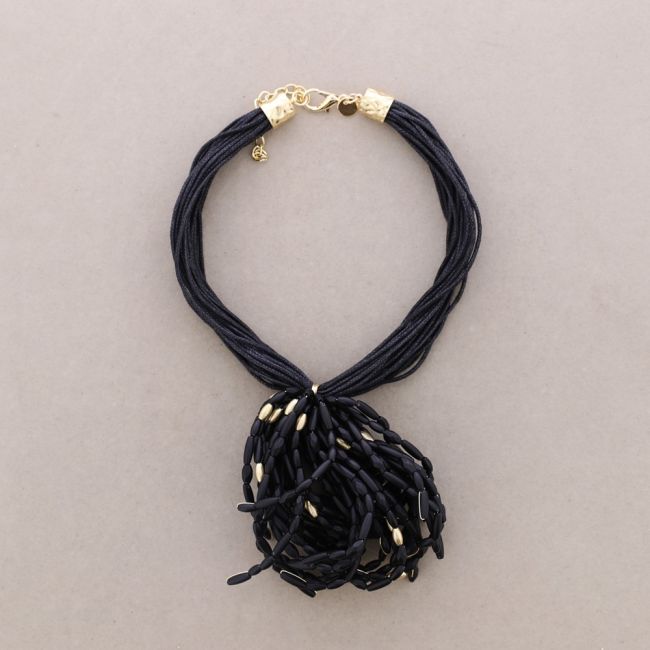 RESIN PENDANT SHORT NECKLACE