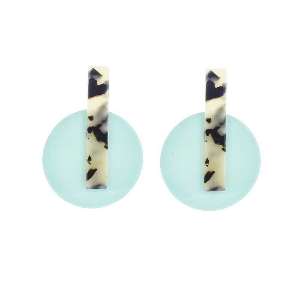 RESIN GEOMETRIC SHAPE EARRINGS