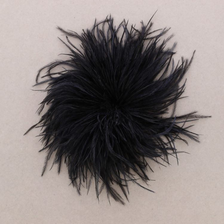BROCHE PLUMAS AVESTRUZ 8-10 CM