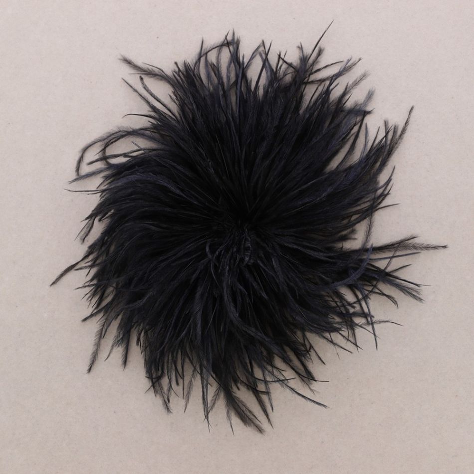 BROCHE PLUMAS AVESTRUZ 8-10 CM