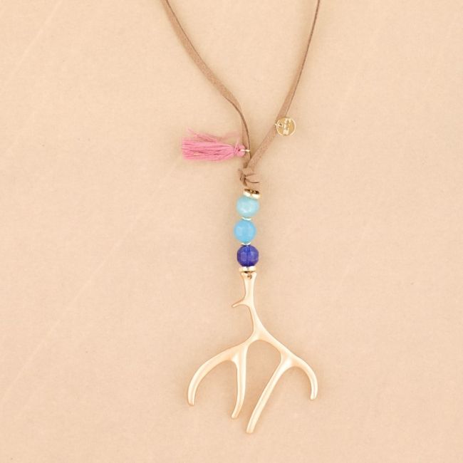 COLLAR LARGO COLGANTE METAL