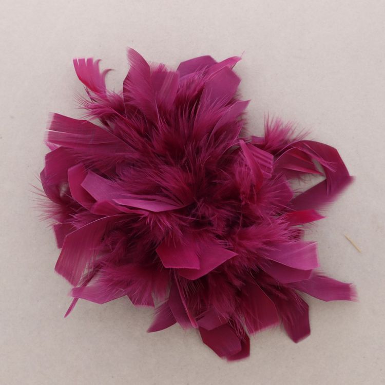 BROCHE PLUMAS 15CM