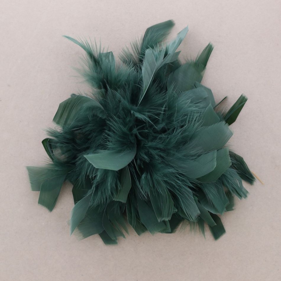 BROCHE PLUMAS 15CM