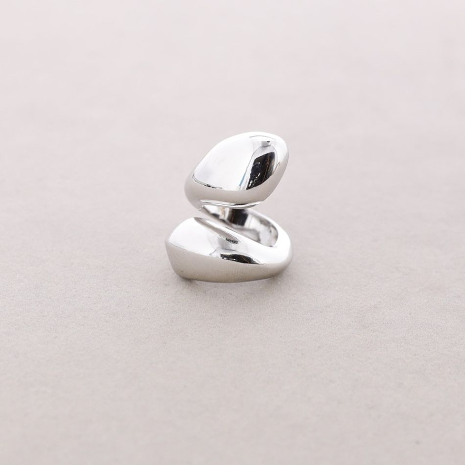 METAL LEAVES RING