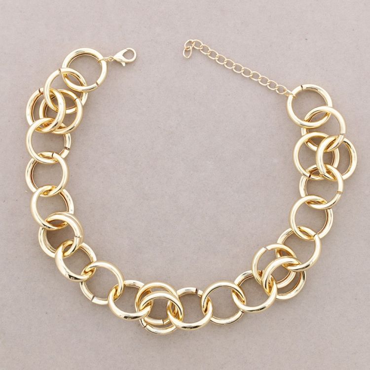 METAL LINK SHORT NECKLACE 2