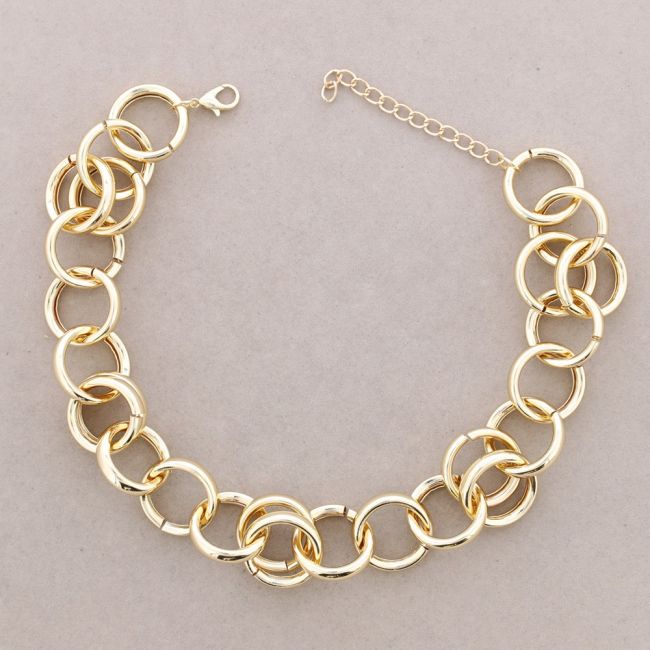 METAL LINK SHORT NECKLACE