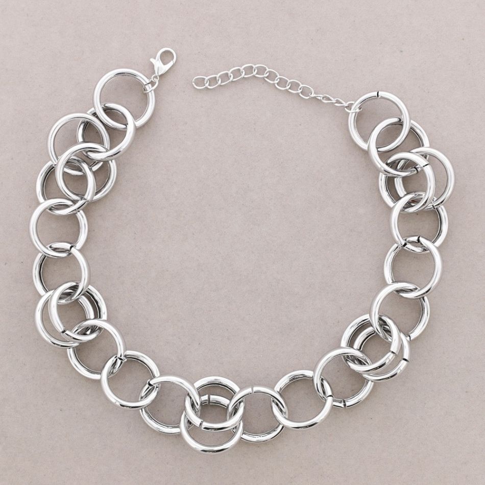 METAL LINK SHORT NECKLACE
