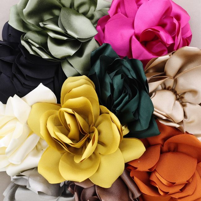 BROCHE FLOR 20CM TELA