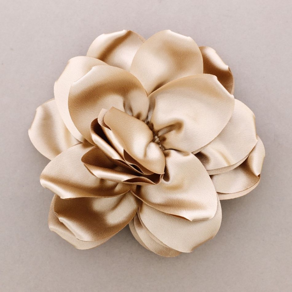 FLOWER BROOCH 20CM FABRIC