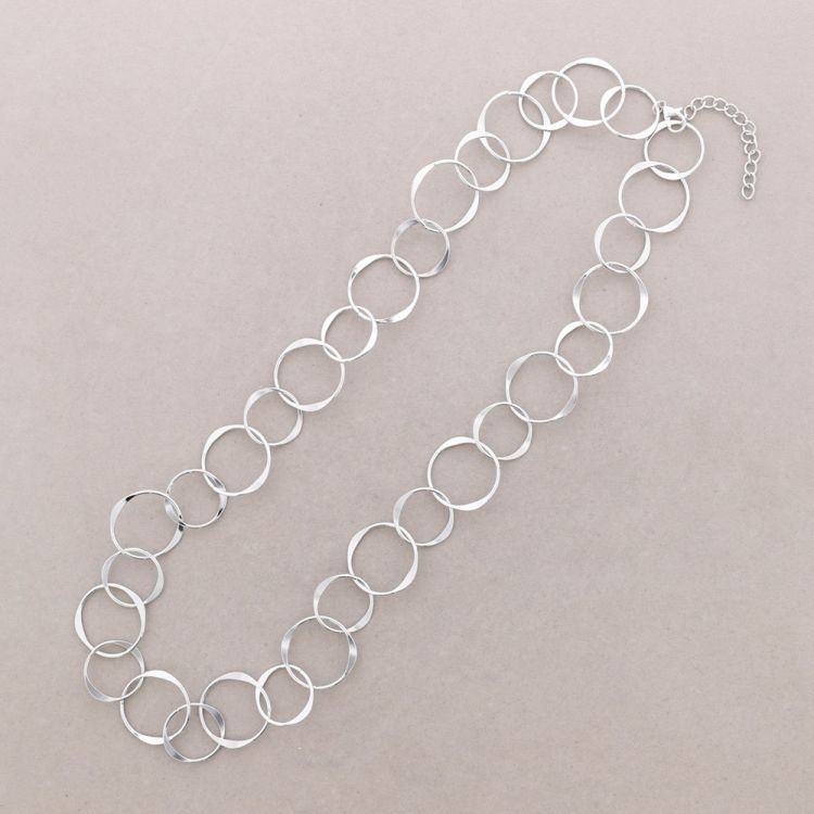 COLLAR LARGO ESLABONES METAL