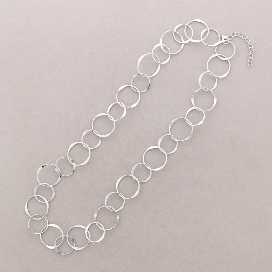 COLLAR LARGO ESLABONES METAL