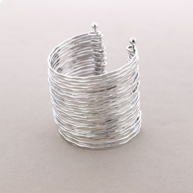 PULSERA AJUSTABLE TIRAS METAL
