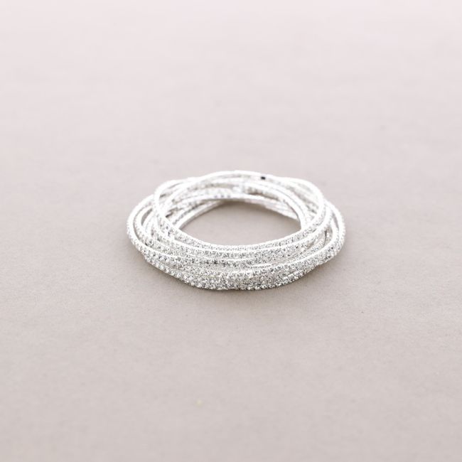 ELASTIC BRACELET SET 10 CRYSTAL STRIPS