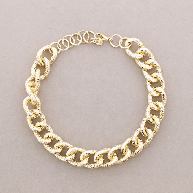 METAL LINK SHORT NECKLACE
