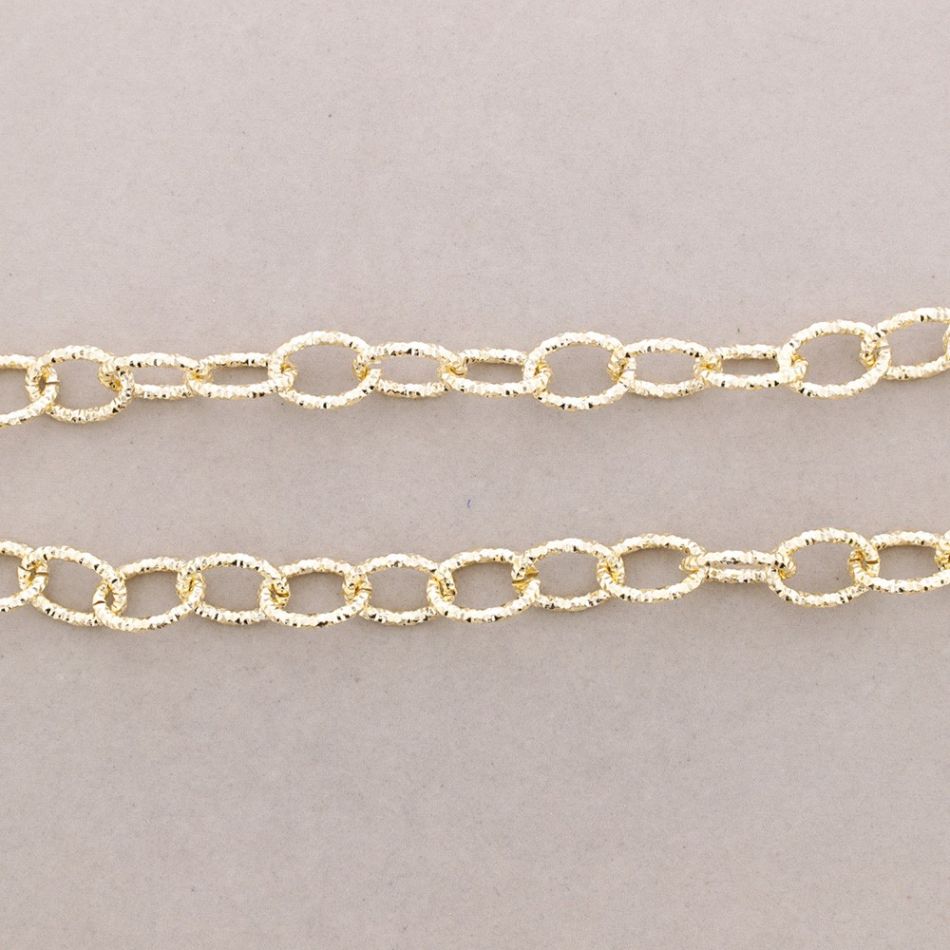 COLLAR LARGO ESLABONES METAL