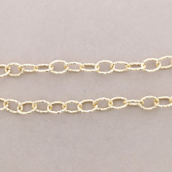 COLLAR LARGO ESLABONES METAL