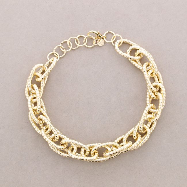 METAL LINK SHORT NECKLACE