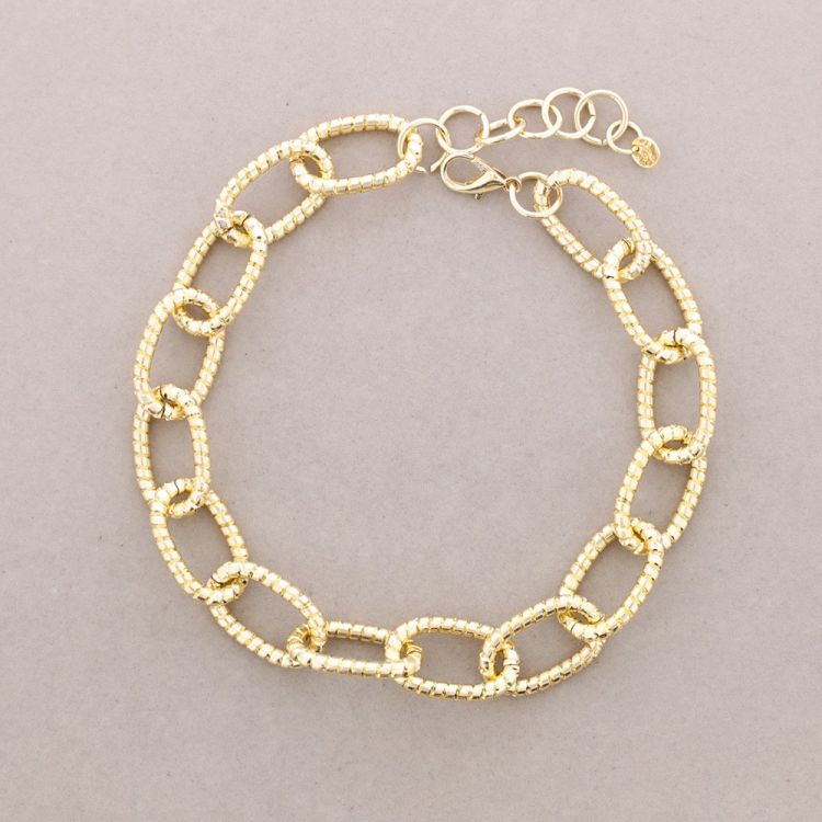 METAL LINK SHORT NECKLACE 2
