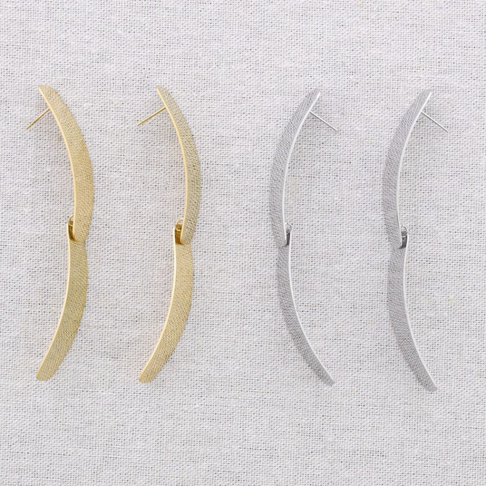 STEEL EARRINGS GEOMETRIC SHAPES