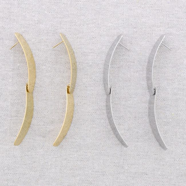 STEEL EARRINGS GEOMETRIC SHAPES