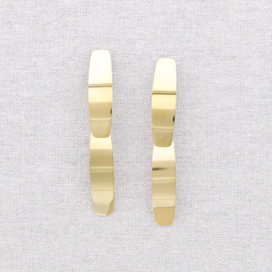 PENDIENTES ACERO FORMAS GEOMÉTRICAS