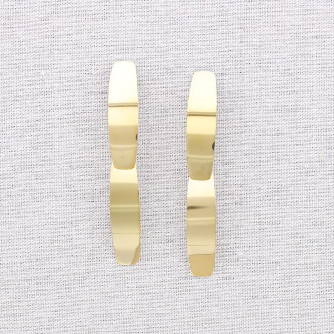 PENDIENTES ACERO FORMAS GEOMÉTRICAS