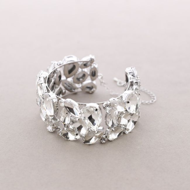 PULSERA METAL CRISTALES