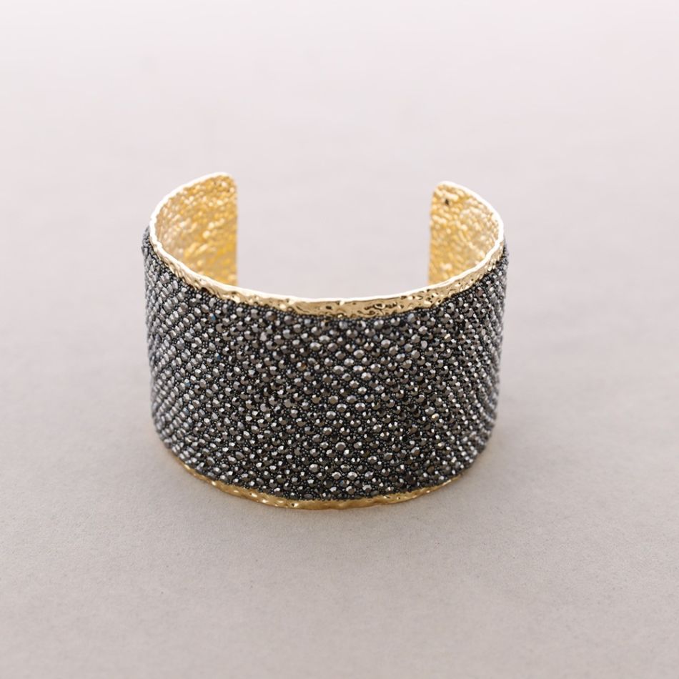 BRACELET 5.5CM ADJUSTABLE CRYSTALS