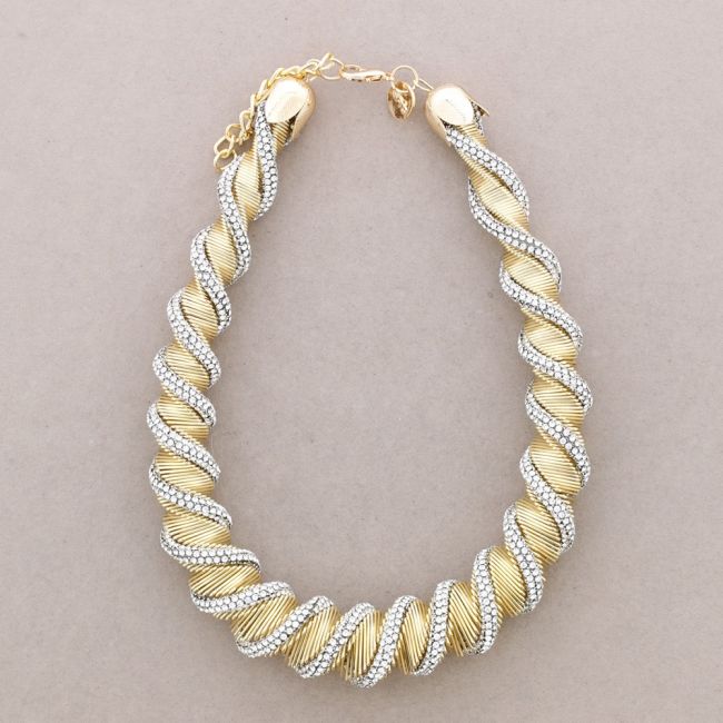 GARGANTILLA METAL BRILLANTES