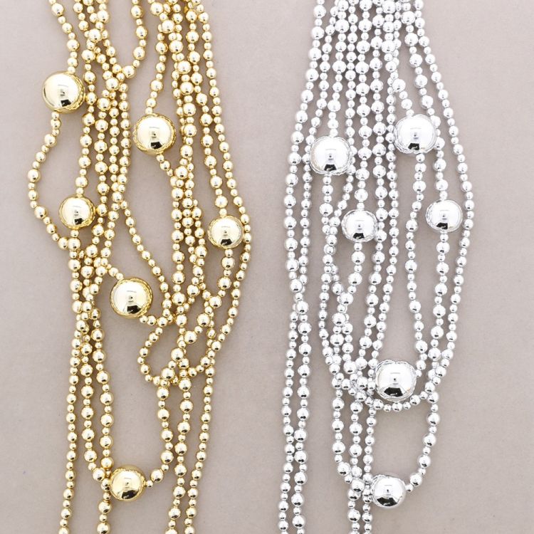 PEARL FINISH BALL NECKLACE 2