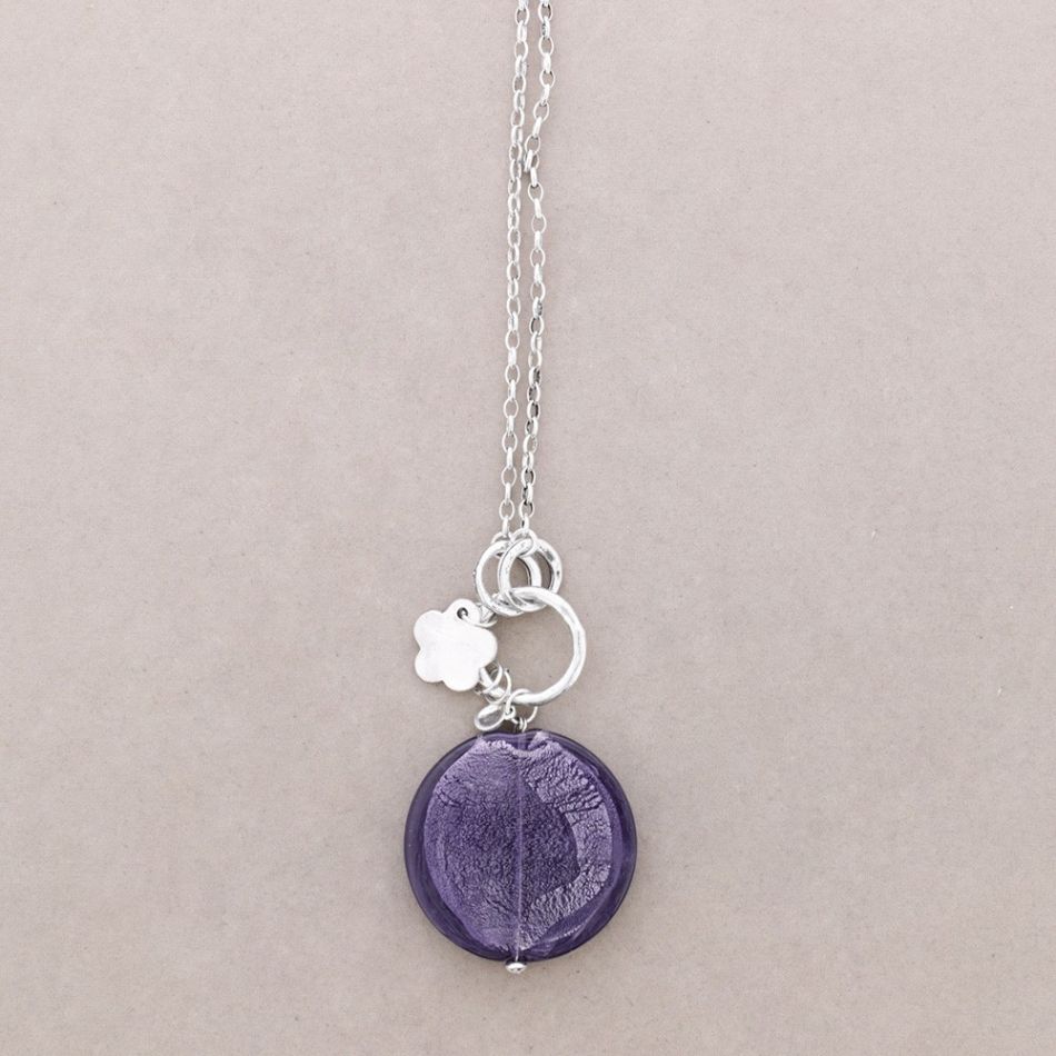 CRYSTAL PENDANT LONG NECKLACE