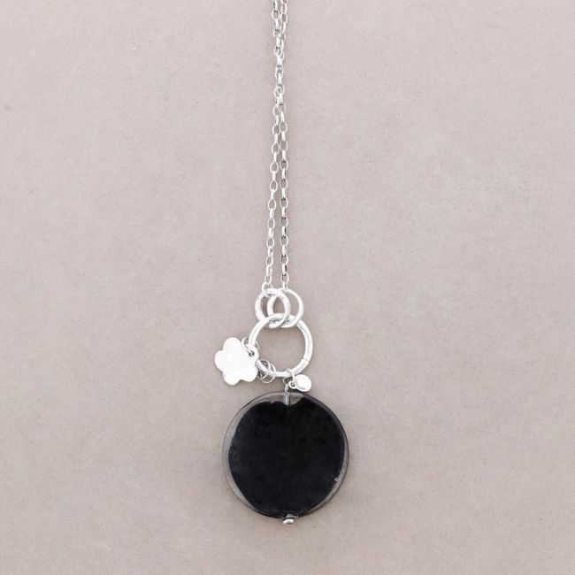 CRYSTAL PENDANT LONG NECKLACE