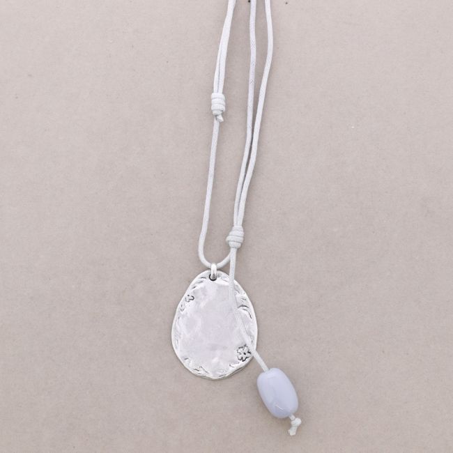 COLLAR LARGO CORDON COLG.METAL