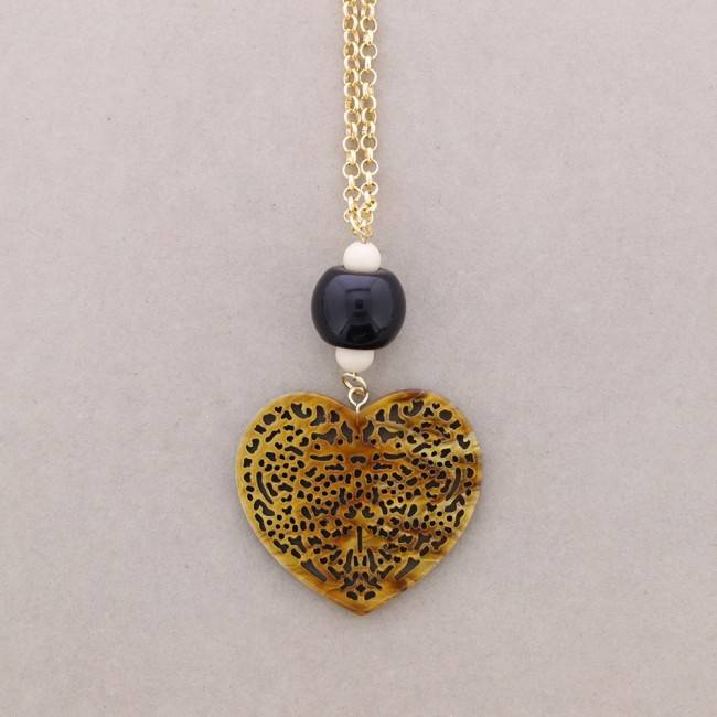 COLLAR LARGO COLG. RESINA