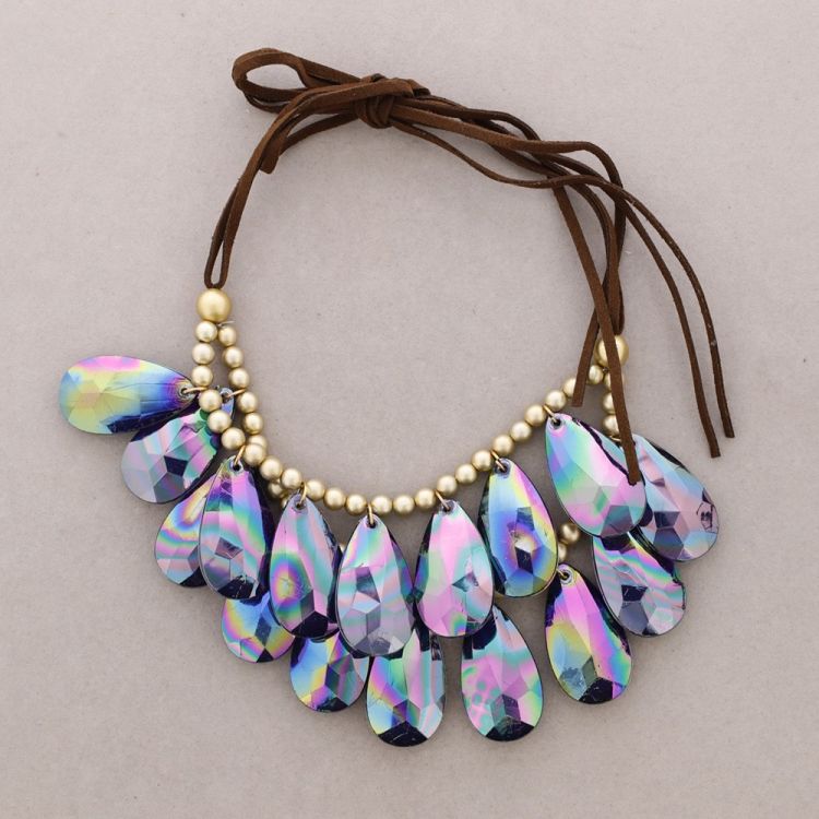 RESIN DROPS CHOKER