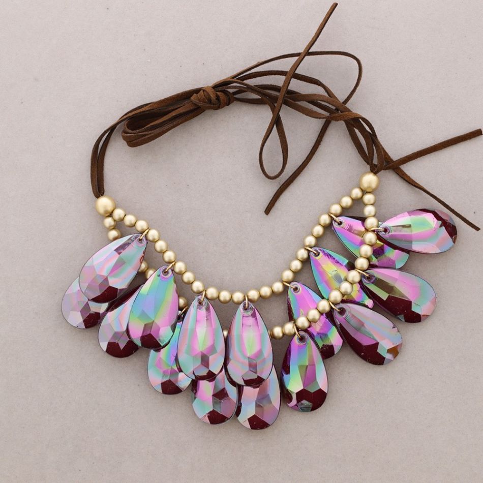 RESIN DROPS CHOKER
