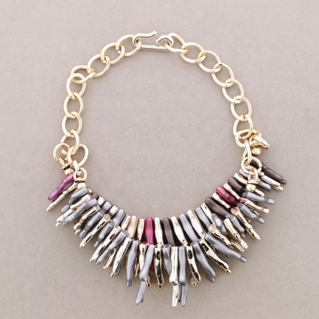 DOUBLE CHAIN ??RESINS CHOKER