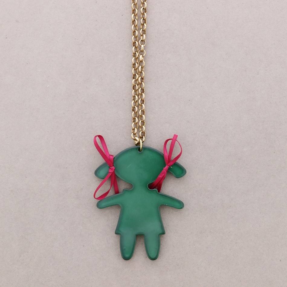 LONG PENDANT NECKLACE DOLL
